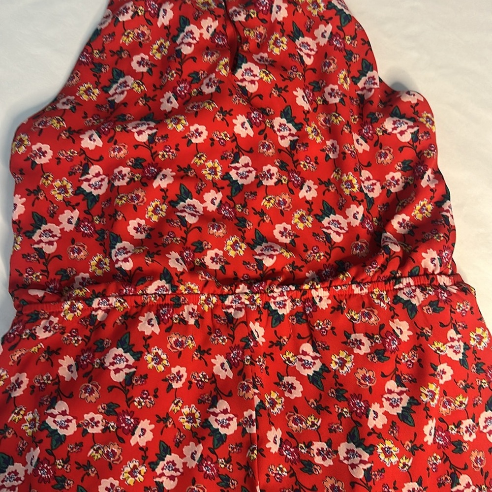 Harper Heritage Francesca’s Floral Red Sleeveless Dress Size Small women’s - Picture 9 of 13